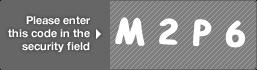 captcha code for visual authentication  letter M number 2 letter P number 6