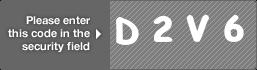 captcha code for visual authentication  letter D number 2 letter V number 6