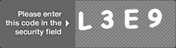 captcha code for visual authentication  letter L number 3 letter E number 9