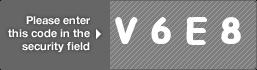 captcha code for visual authentication  letter V number 6 letter E number 8