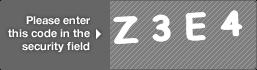 captcha code for visual authentication  letter Z number 3 letter E number 4