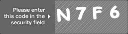 captcha code for visual authentication  letter N number 7 letter F number 6