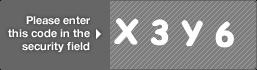 captcha code for visual authentication  letter X number 3 letter Y number 6