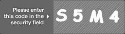 captcha code for visual authentication  letter S number 5 letter M number 4