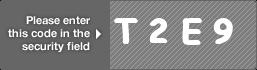 captcha code for visual authentication  letter T number 2 letter E number 9