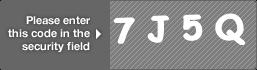 captcha code for visual authentication  number 7 letter J number 5 letter Q