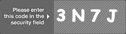 captcha code for visual authentication  number 3 letter N number 7 letter J