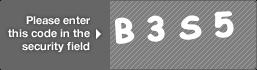 captcha code for visual authentication  letter B number 3 letter S number 5