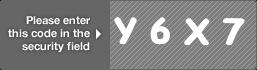 captcha code for visual authentication  letter Y number 6 letter X number 7