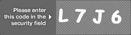 captcha code for visual authentication  letter L number 7 letter J number 6