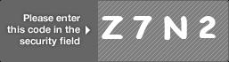 captcha code for visual authentication  letter Z number 7 letter N number 2