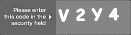captcha code for visual authentication  letter V number 2 letter Y number 4