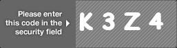 captcha code for visual authentication  letter K number 3 letter Z number 4