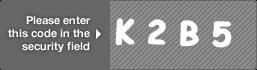 captcha code for visual authentication  letter K number 2 letter B number 5